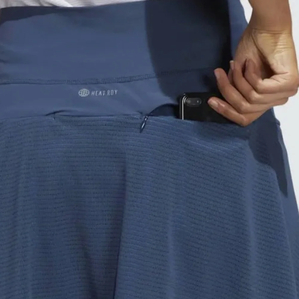 NWT [Adidas] HEAT.RDY Sport 15" Golf Skort Skirt in Crew Navy Blue Women’s Sz XS - Picture 7 of 12